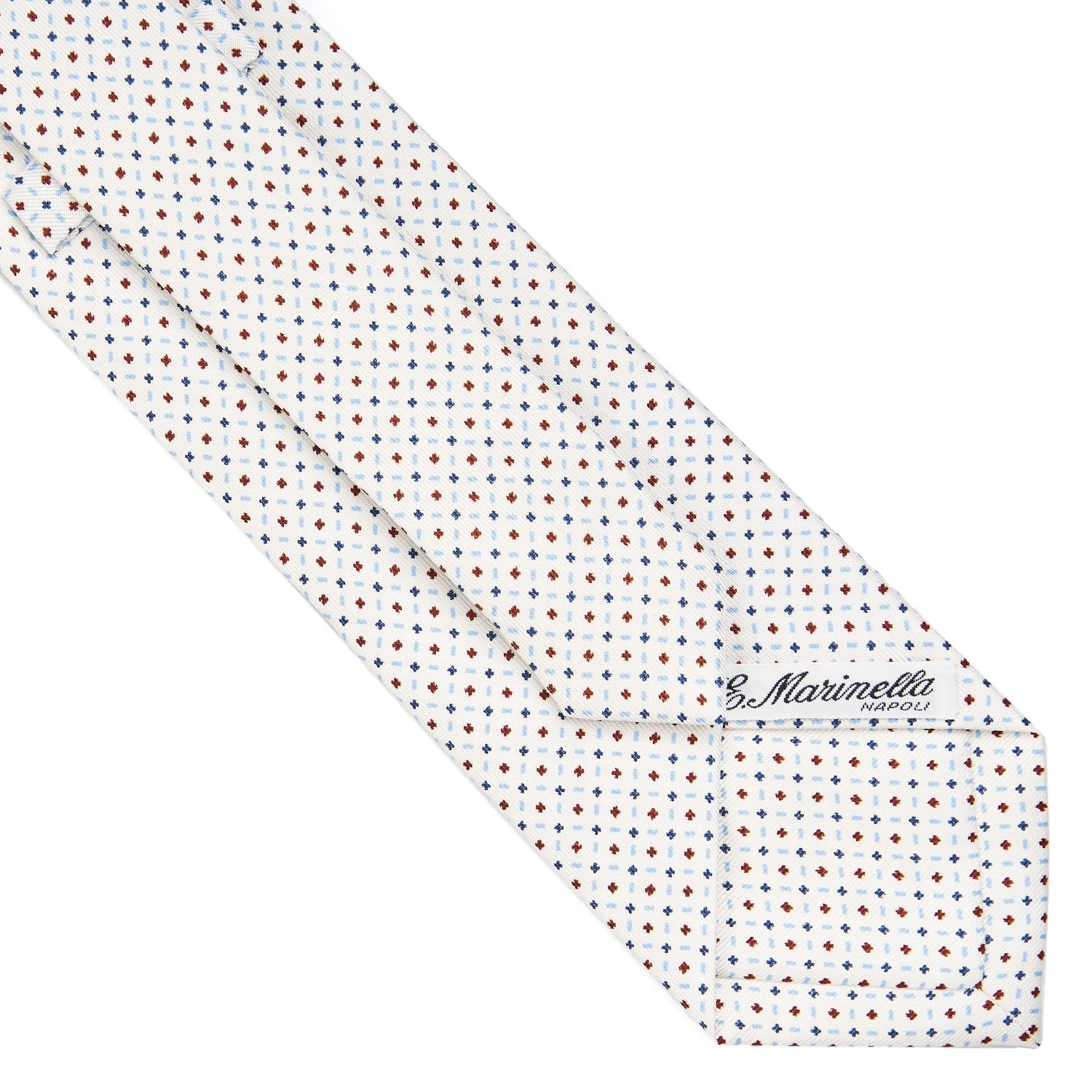 WHITE SARTORIAL CLASSIC SILK TIE