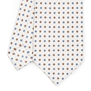 WHITE SARTORIAL CLASSIC SILK TIE