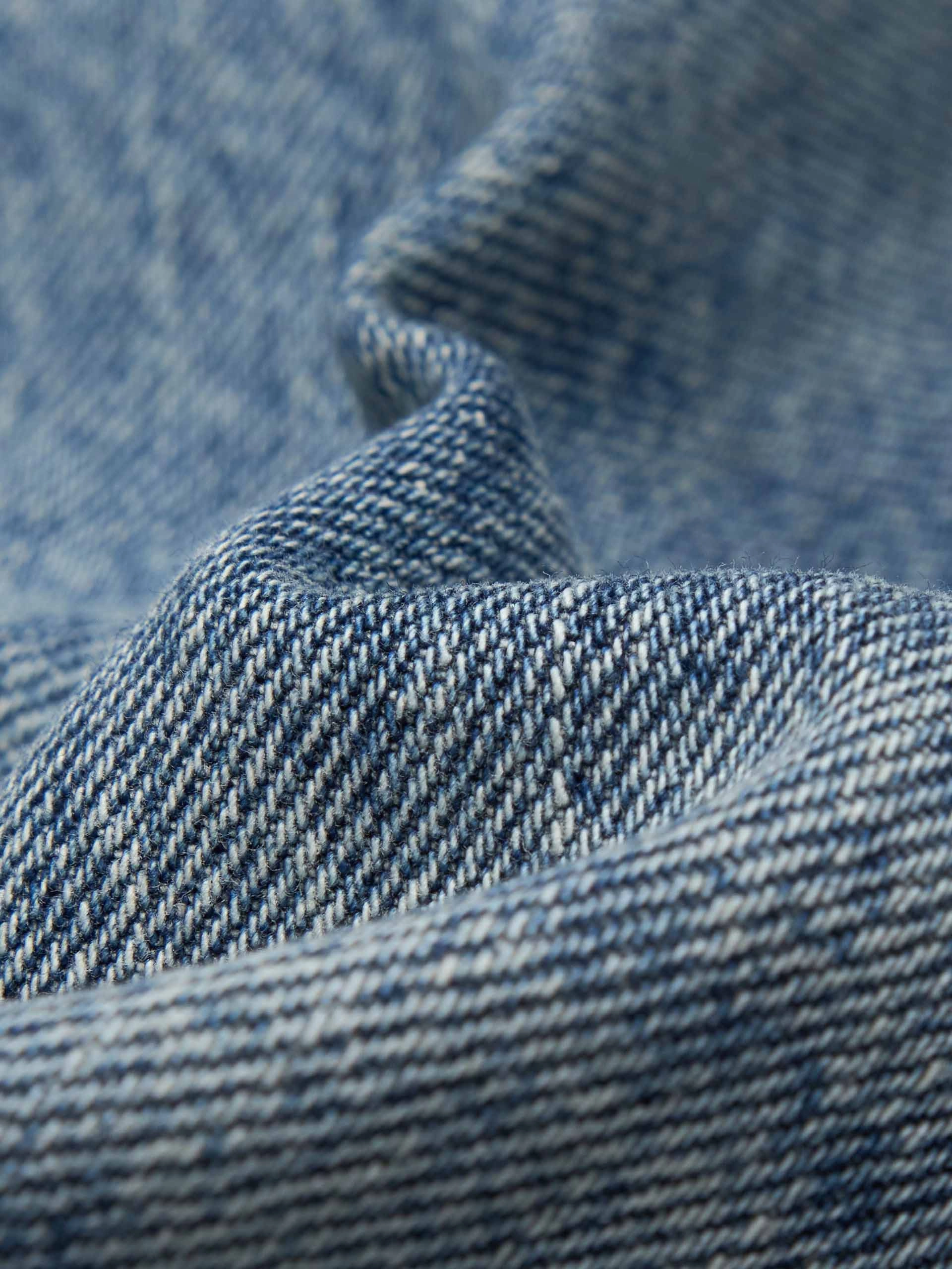 Wide Leg Blue Denim Jeans