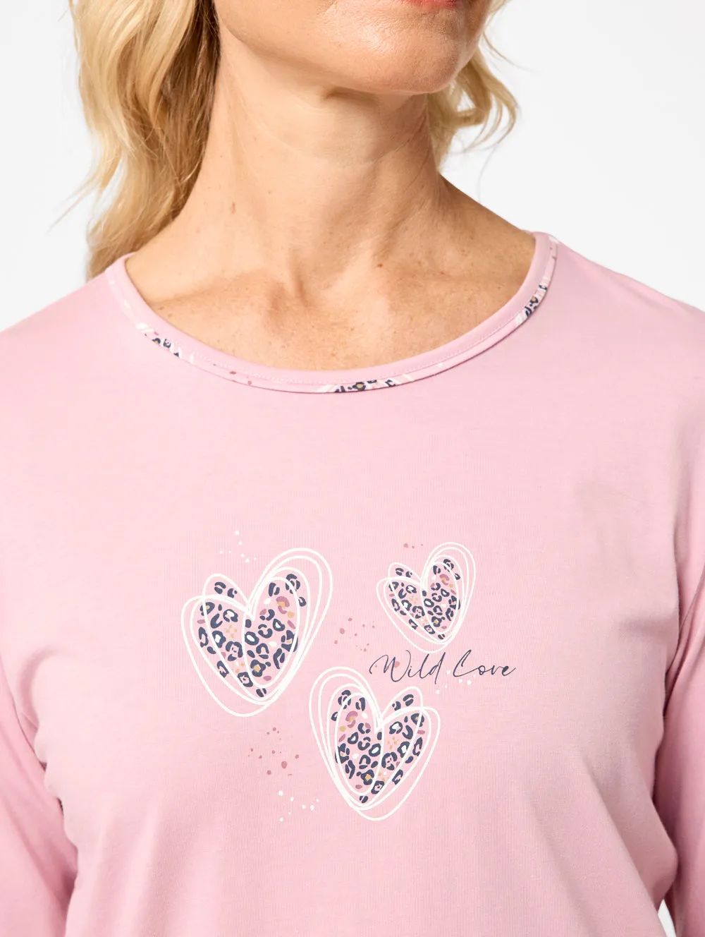 Wild Love Placement Pyjama Set