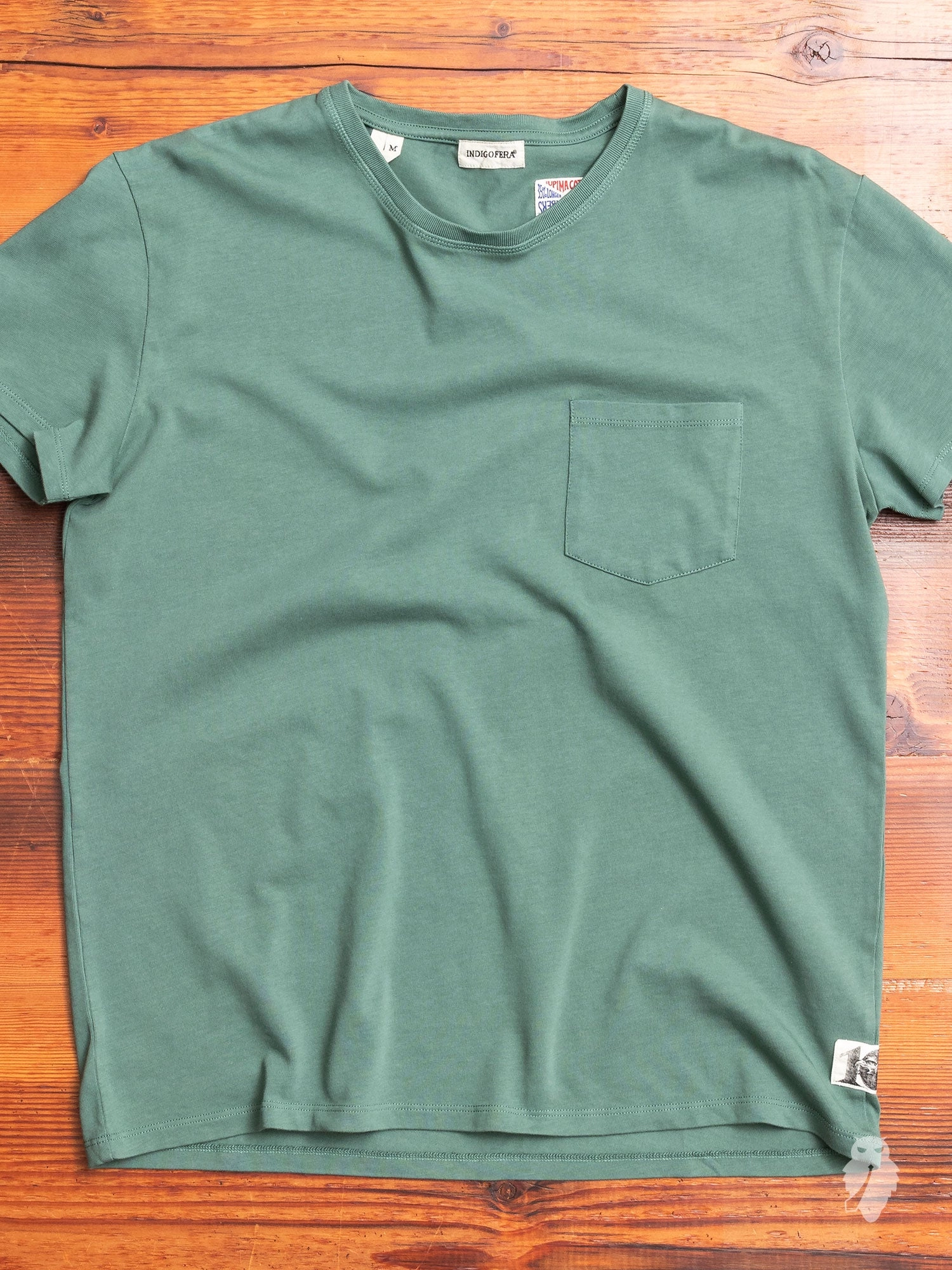 Wilson Pocket T-Shirt in Clover Green