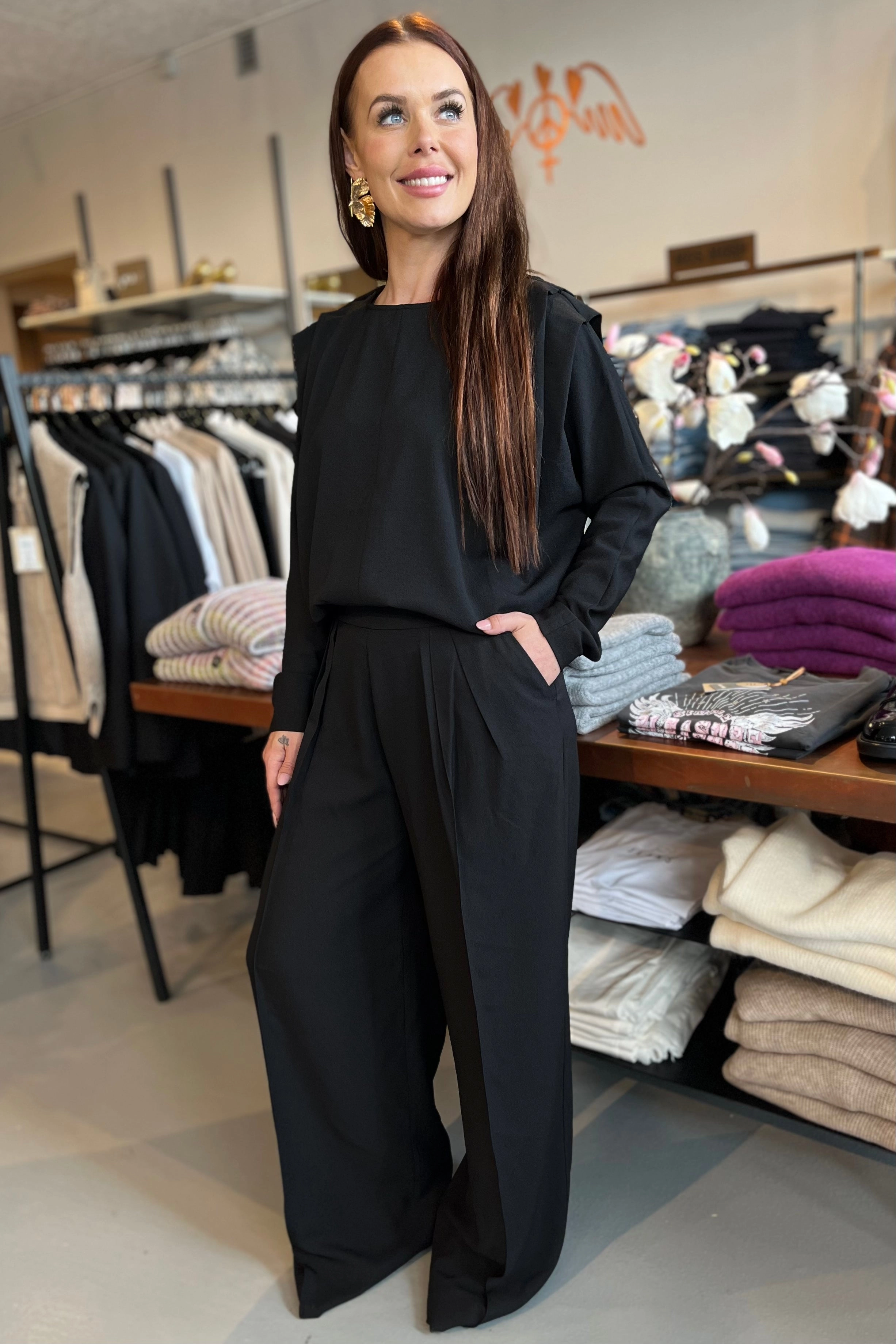 Wilty Moss Pant | Black | Bukser fra Mos Mosh
