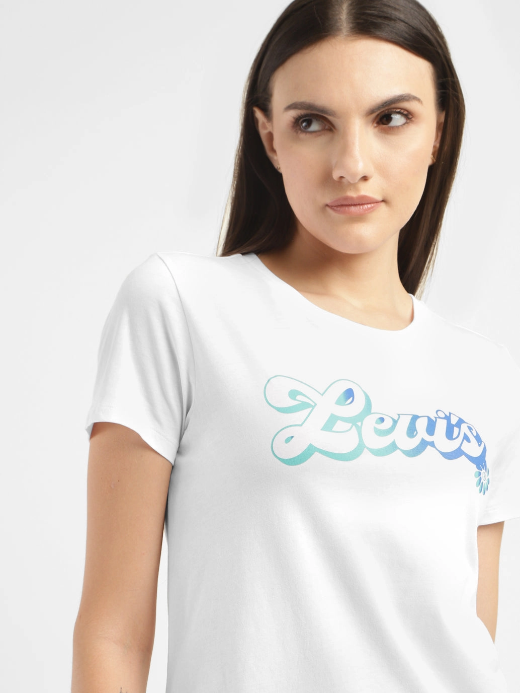 Womens Graphic Print Crew Neck T Shirt