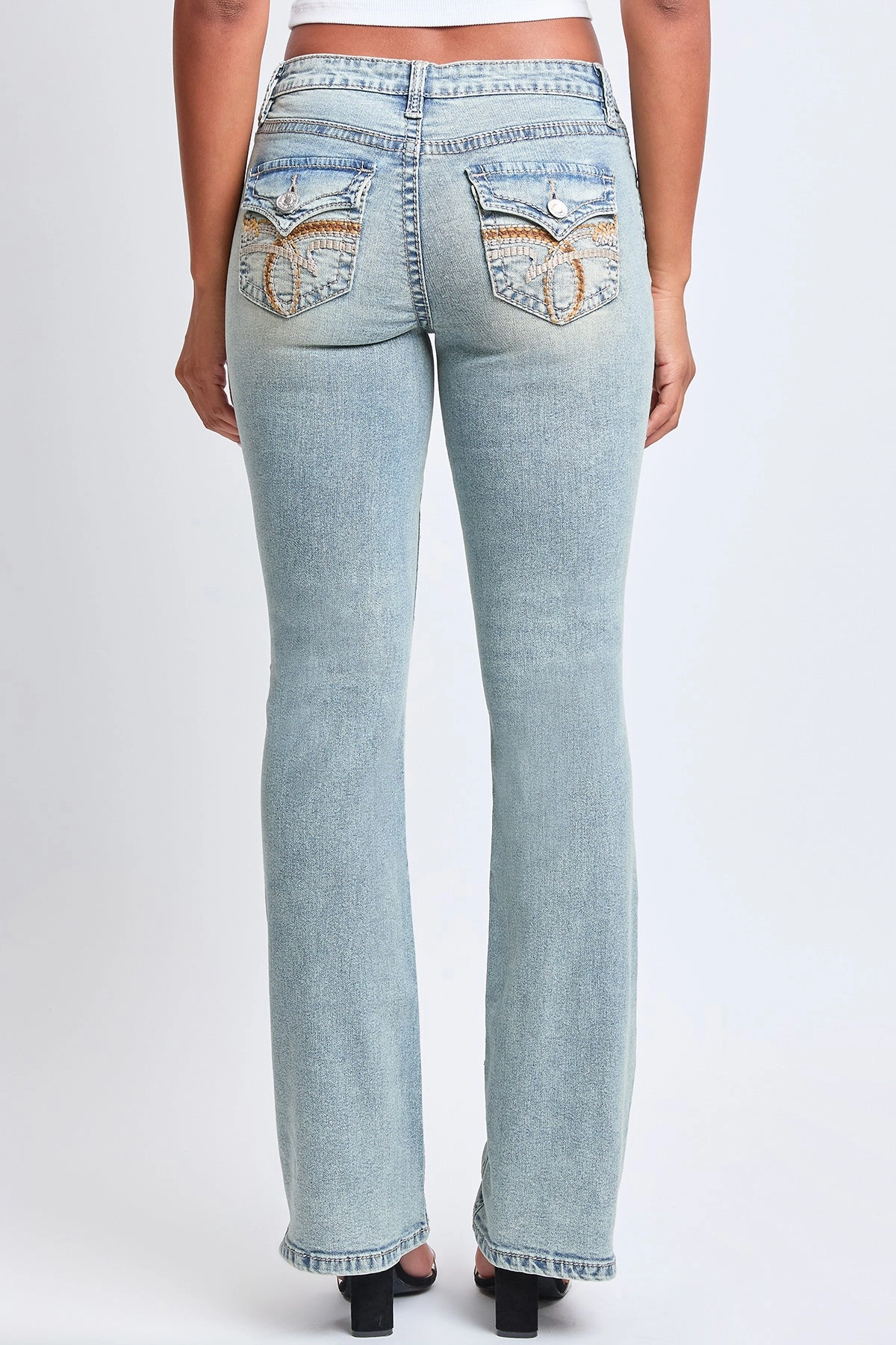 Women’s Premium Heavy Stitch Mid-Rise Bootcut Jeans