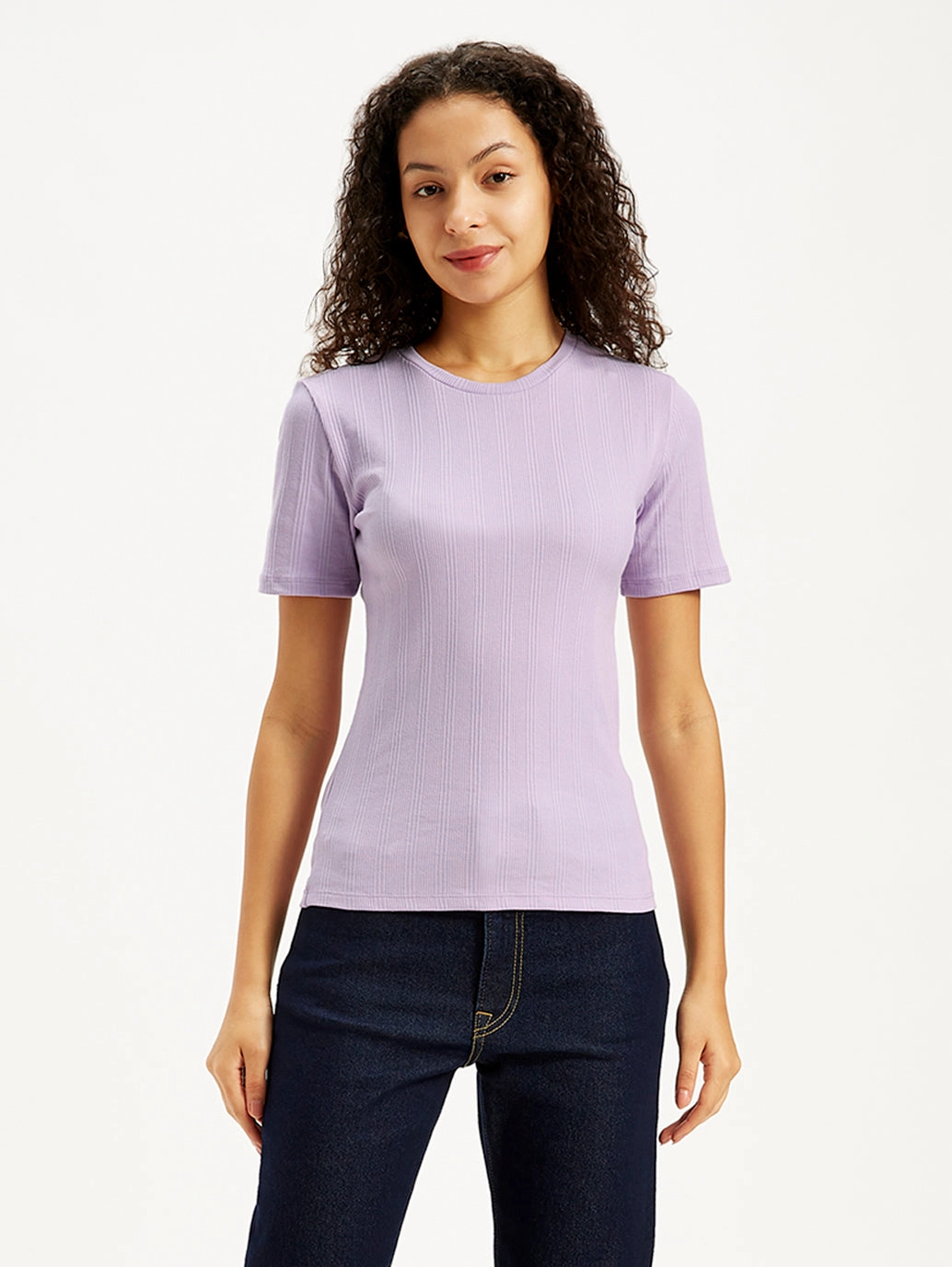 Women's Solid Regular Fit T-Shirt
