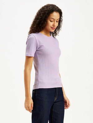 Women's Solid Regular Fit T-Shirt