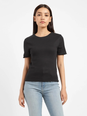 Women's Solid Regular Fit Top
