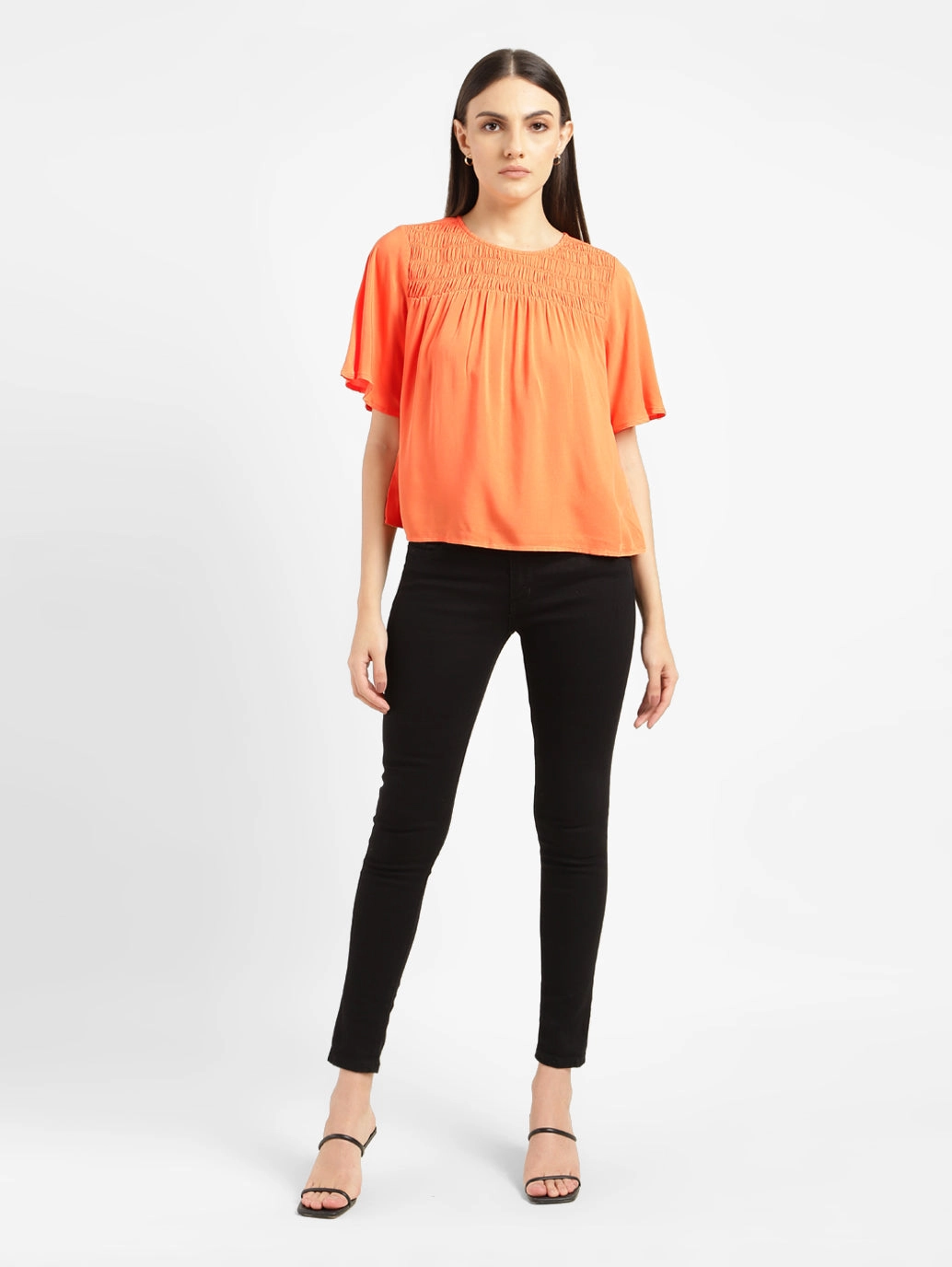 Women's Solid Round Neck Top