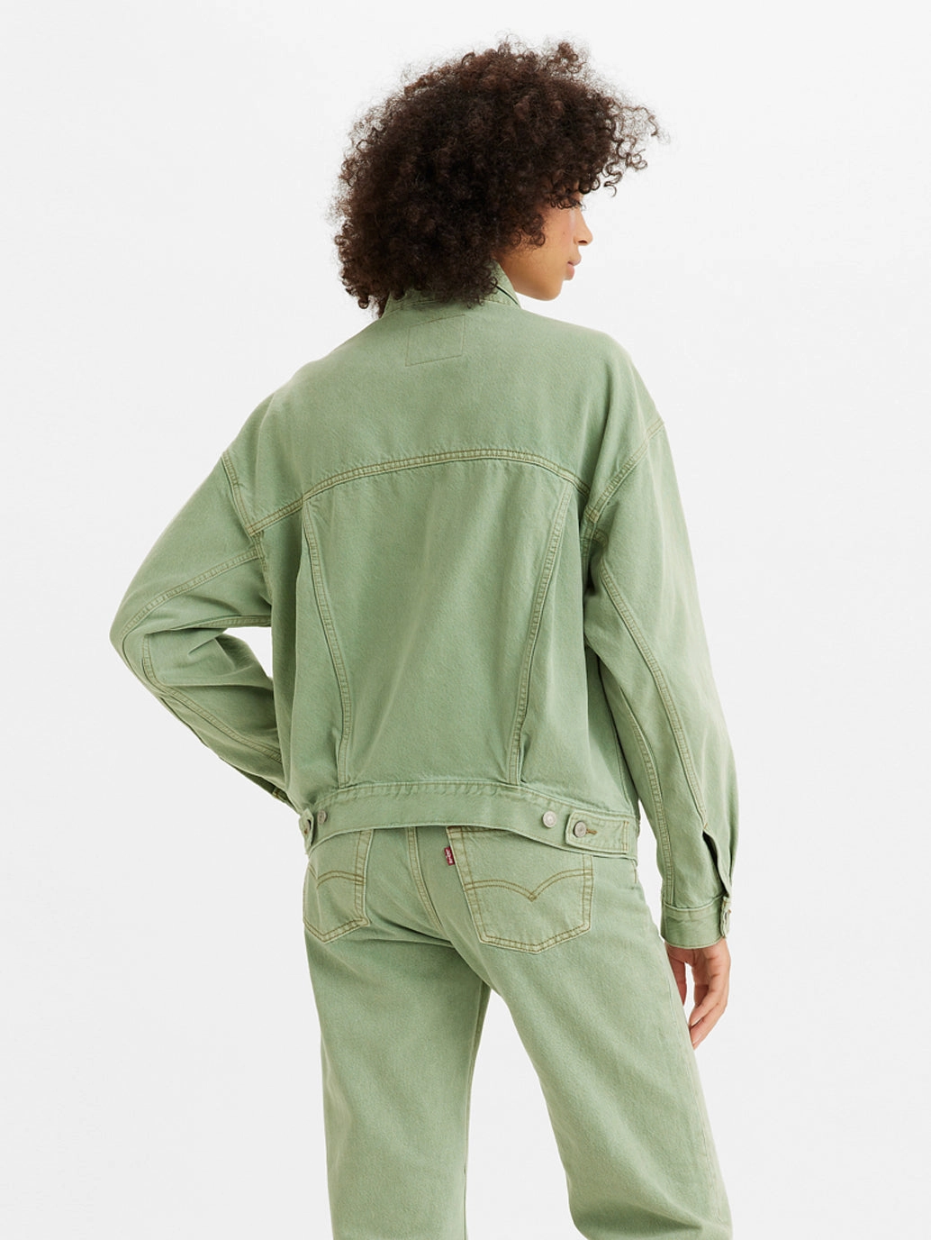 Women's Solid Spread Collar Denim Jacket