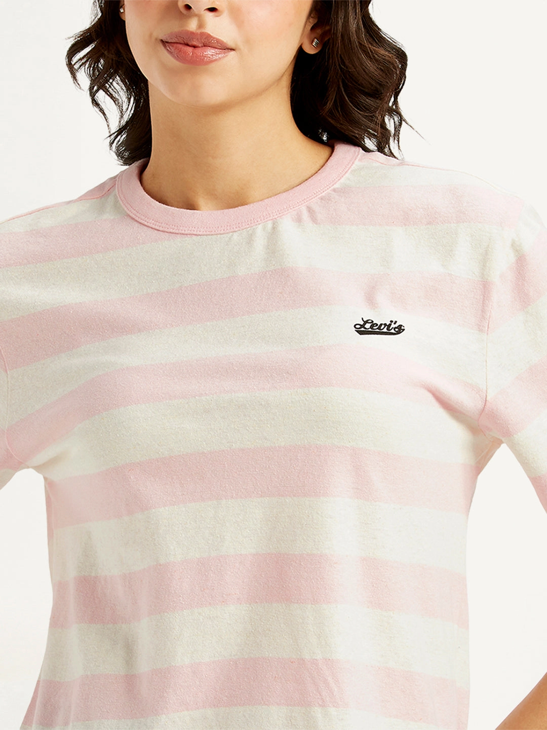 Women's Striped Relaxed Fit T-Shirt
