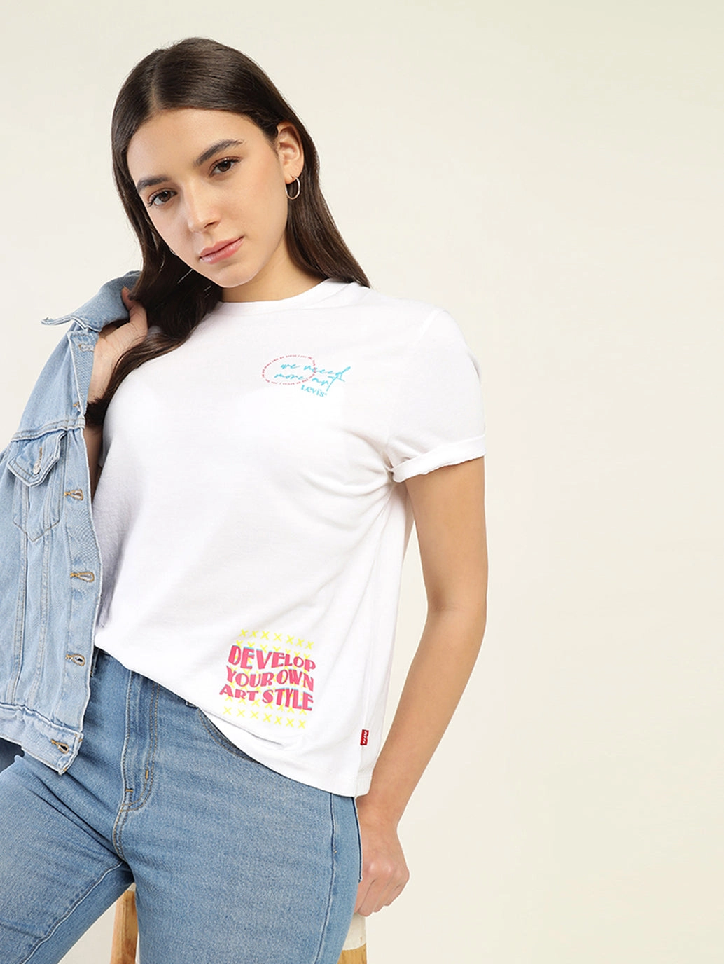 Women's Typography Relaxed Fit T-Shirt