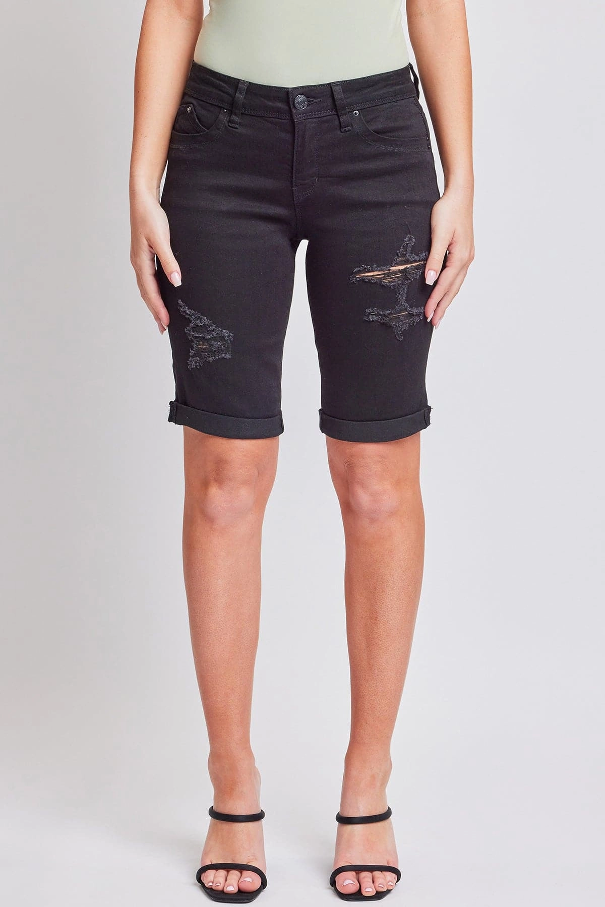 Women's WannaBettaButt Cuffed Bermuda Shorts