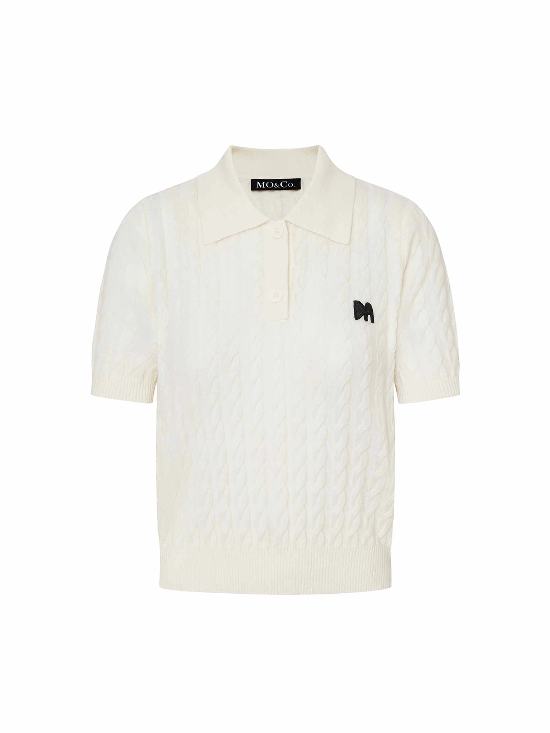 Wool Cable Knitted Top