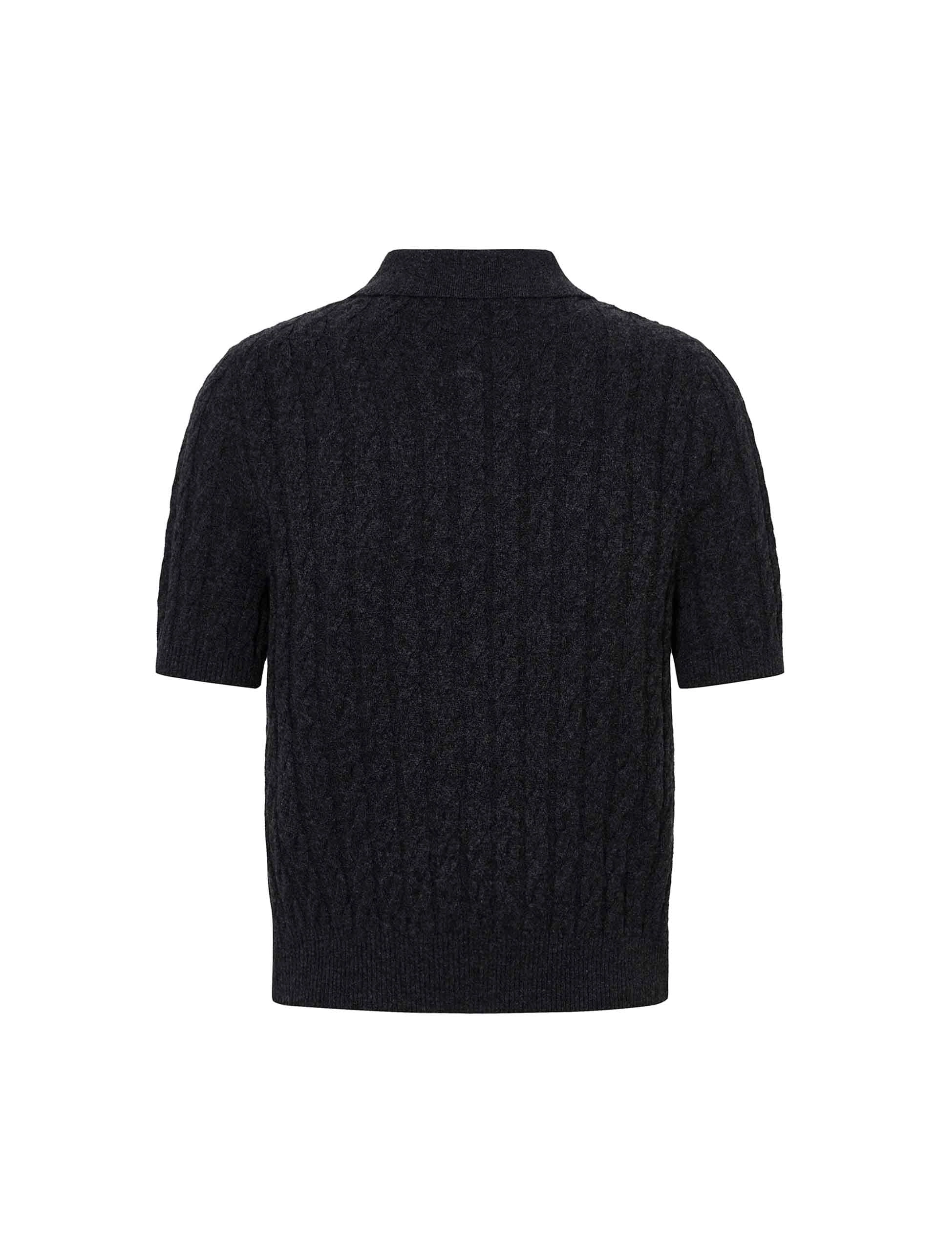 Wool Cable Knitted Top