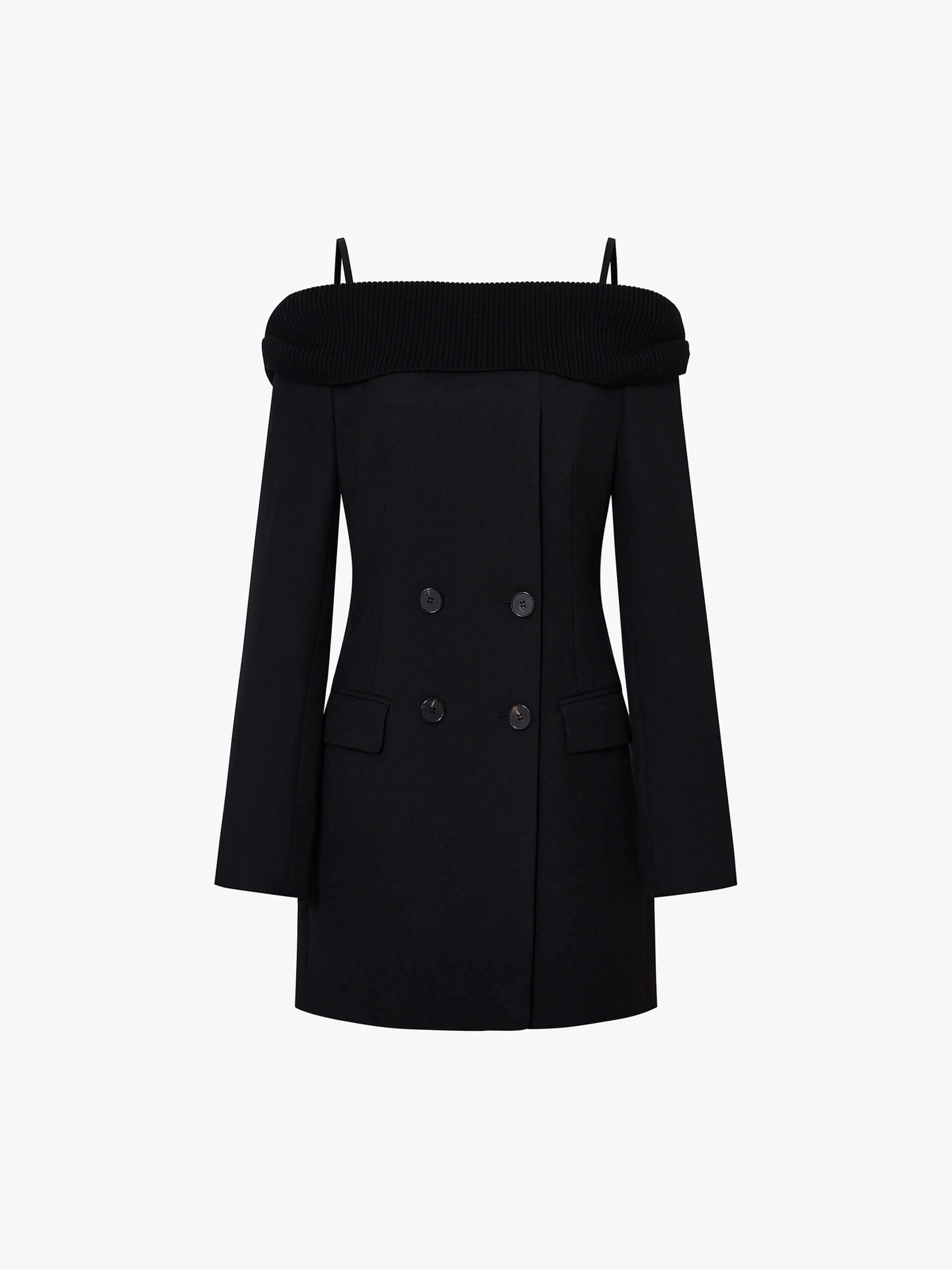 Wool Mini Blazer Dress