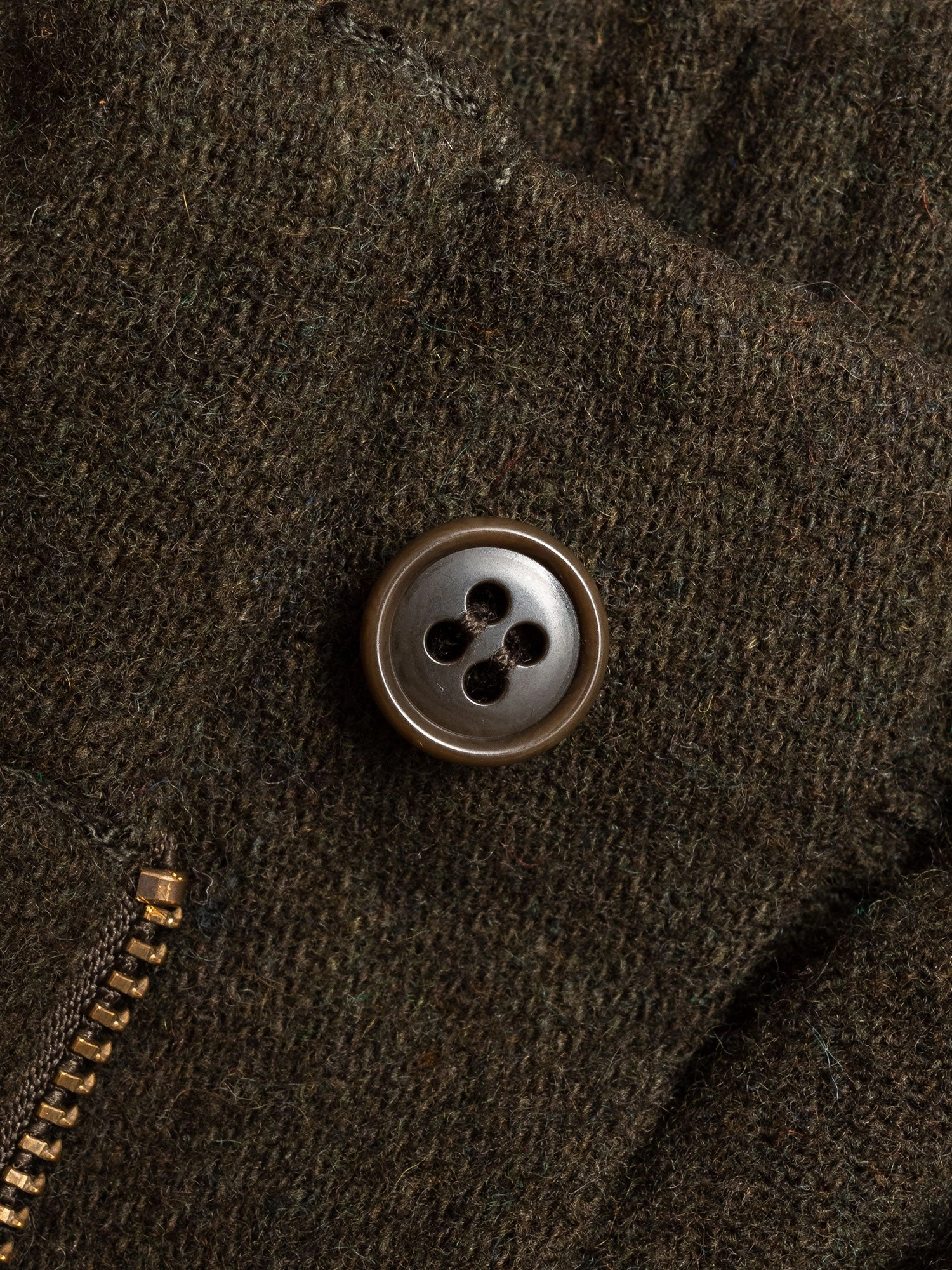 Wool Sarouel Pants in Khaki