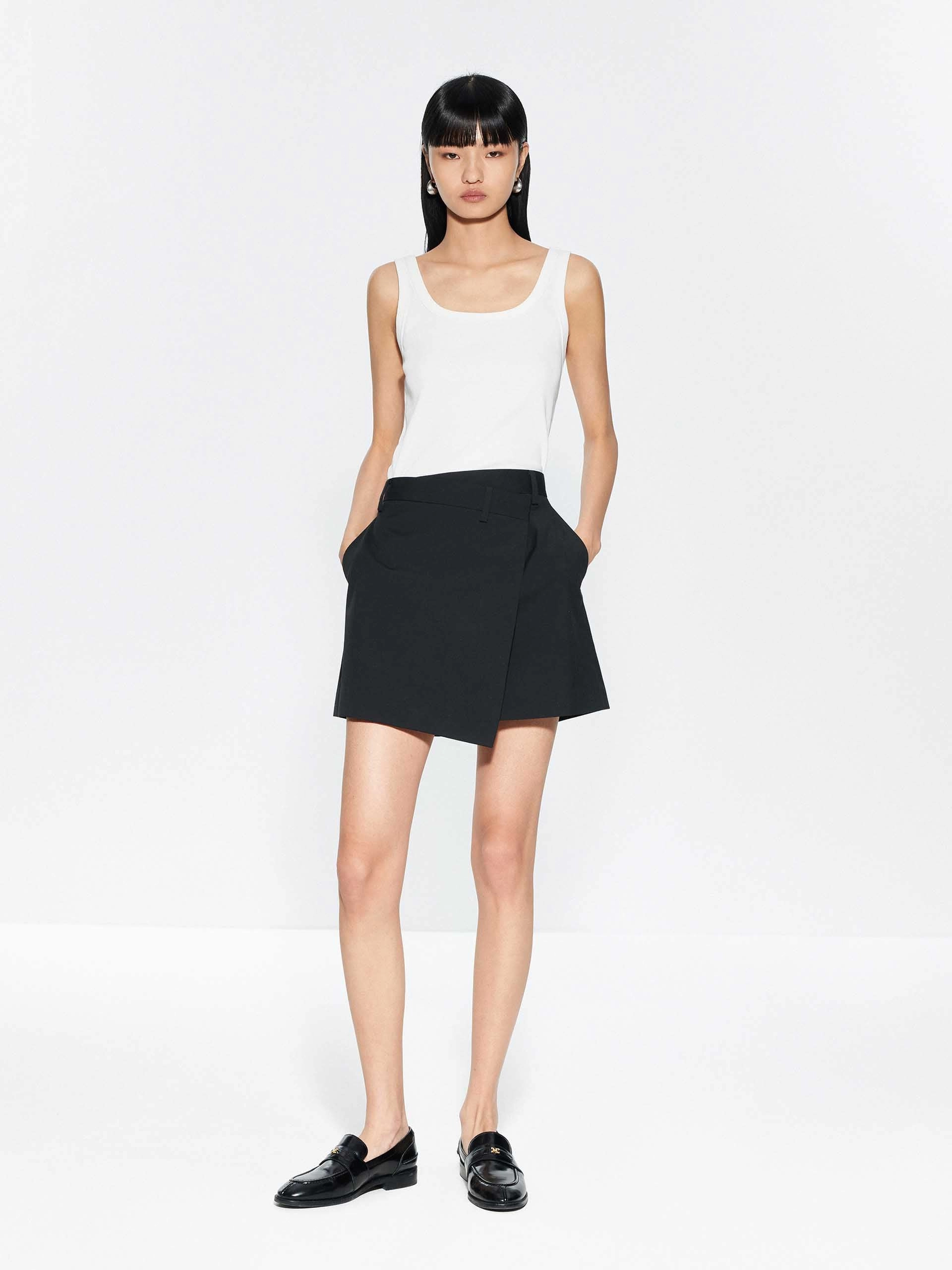 Wrap Detail Mini Skirt
