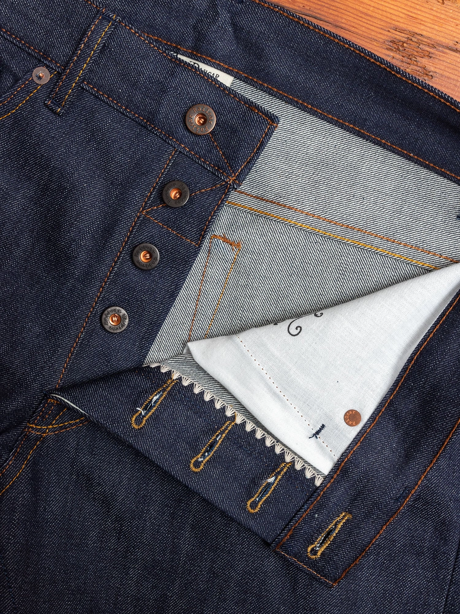 X001 13.5oz Cone Mills Selvedge Denim - Spikes Fit