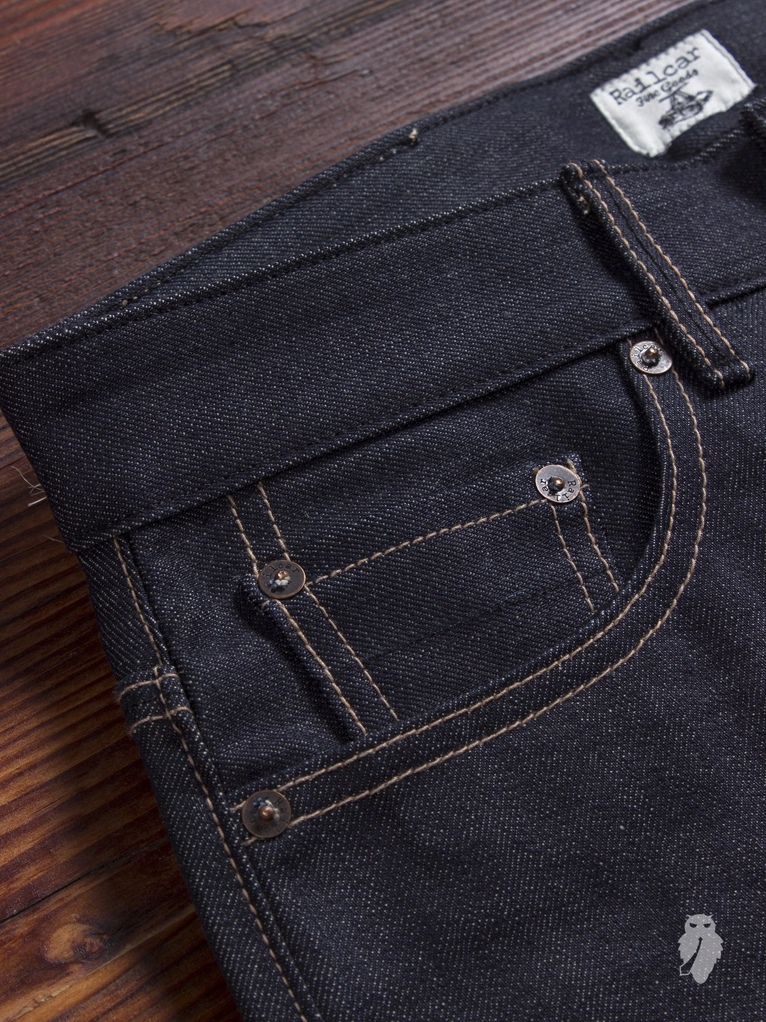 X019 Tinted Weft 13.75oz Selvedge Denim - Spikes Fit