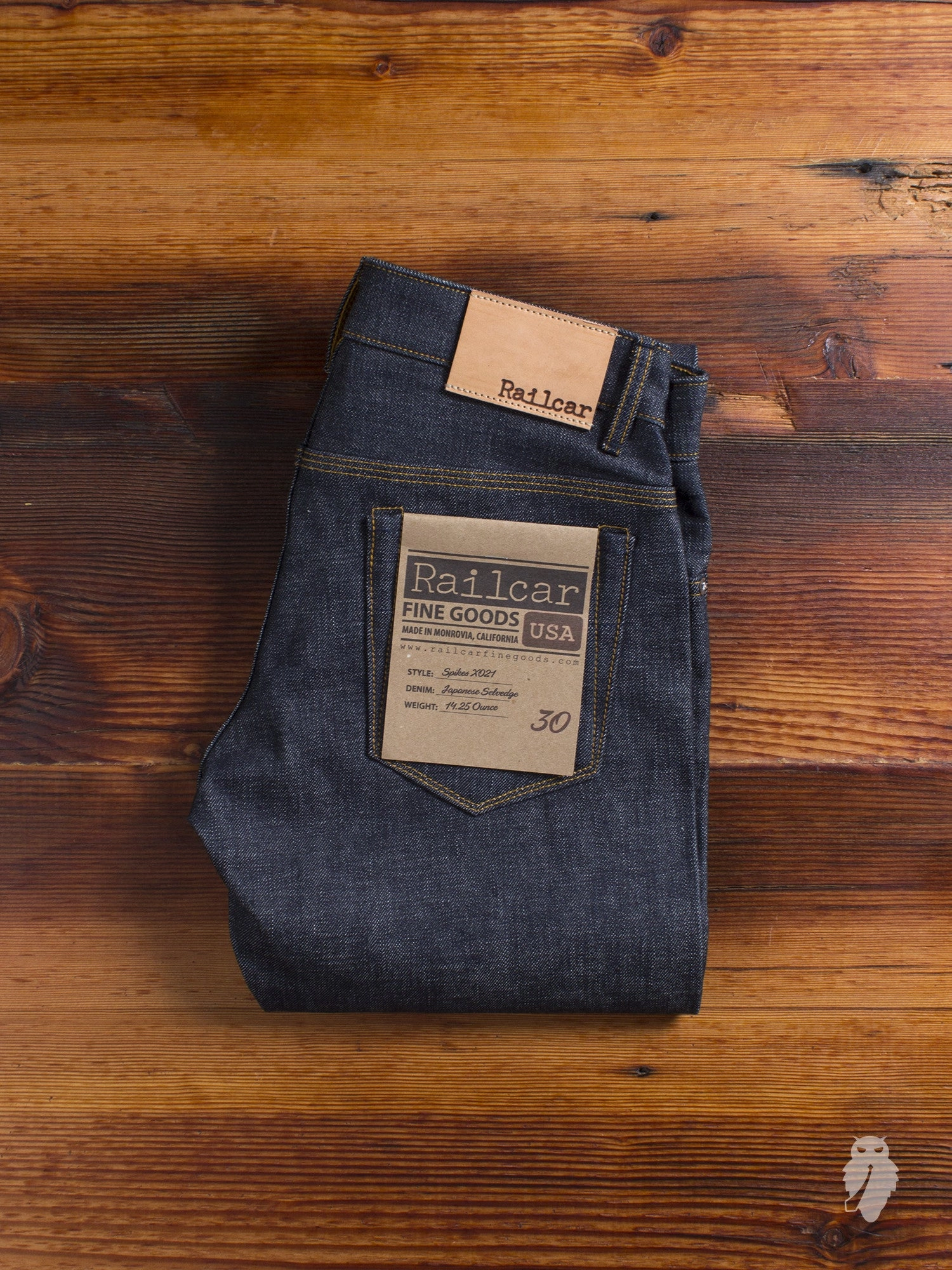 x021 Kuroki 14.25oz Selvedge Denim - Spikes Fit