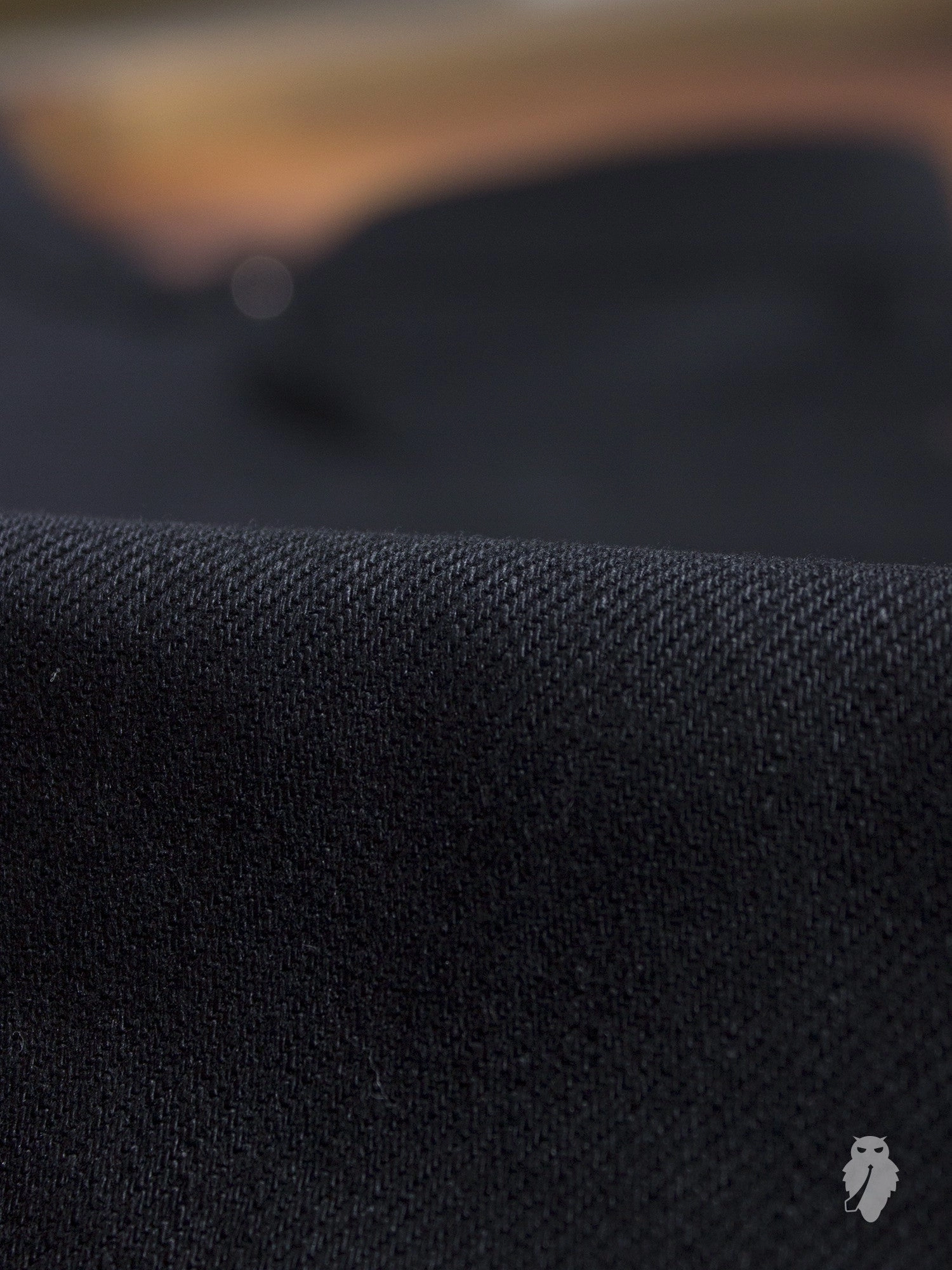 x026 13oz Black Selvedge Denim - Spikes Fit