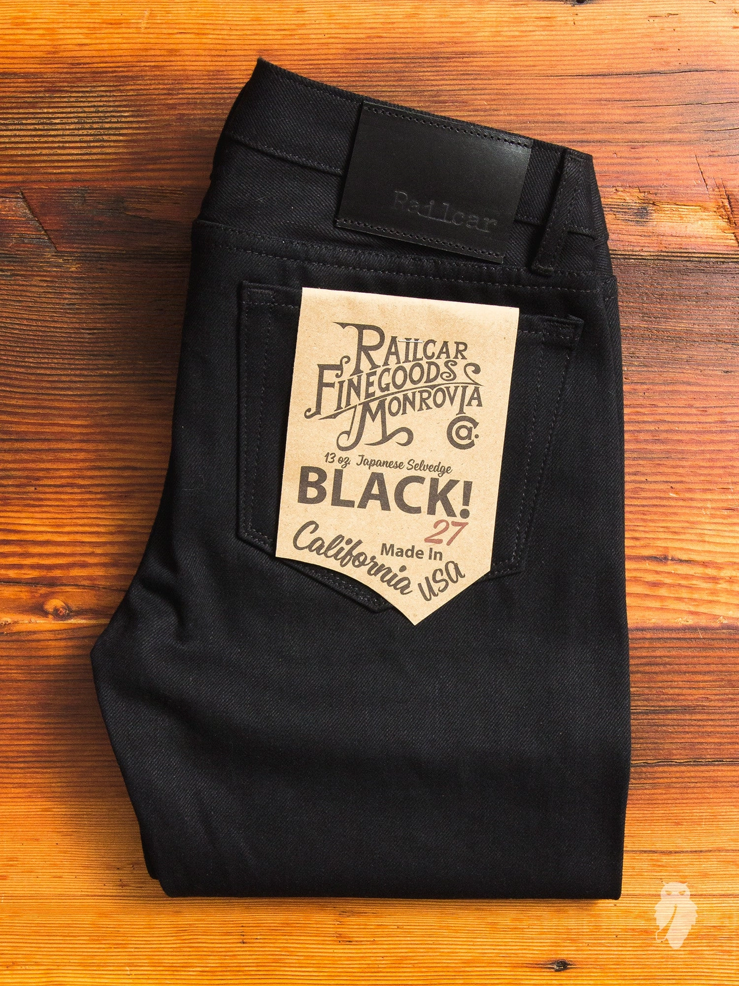 x026 Women's 13oz Black Selvedge Denim - Vixen Fit