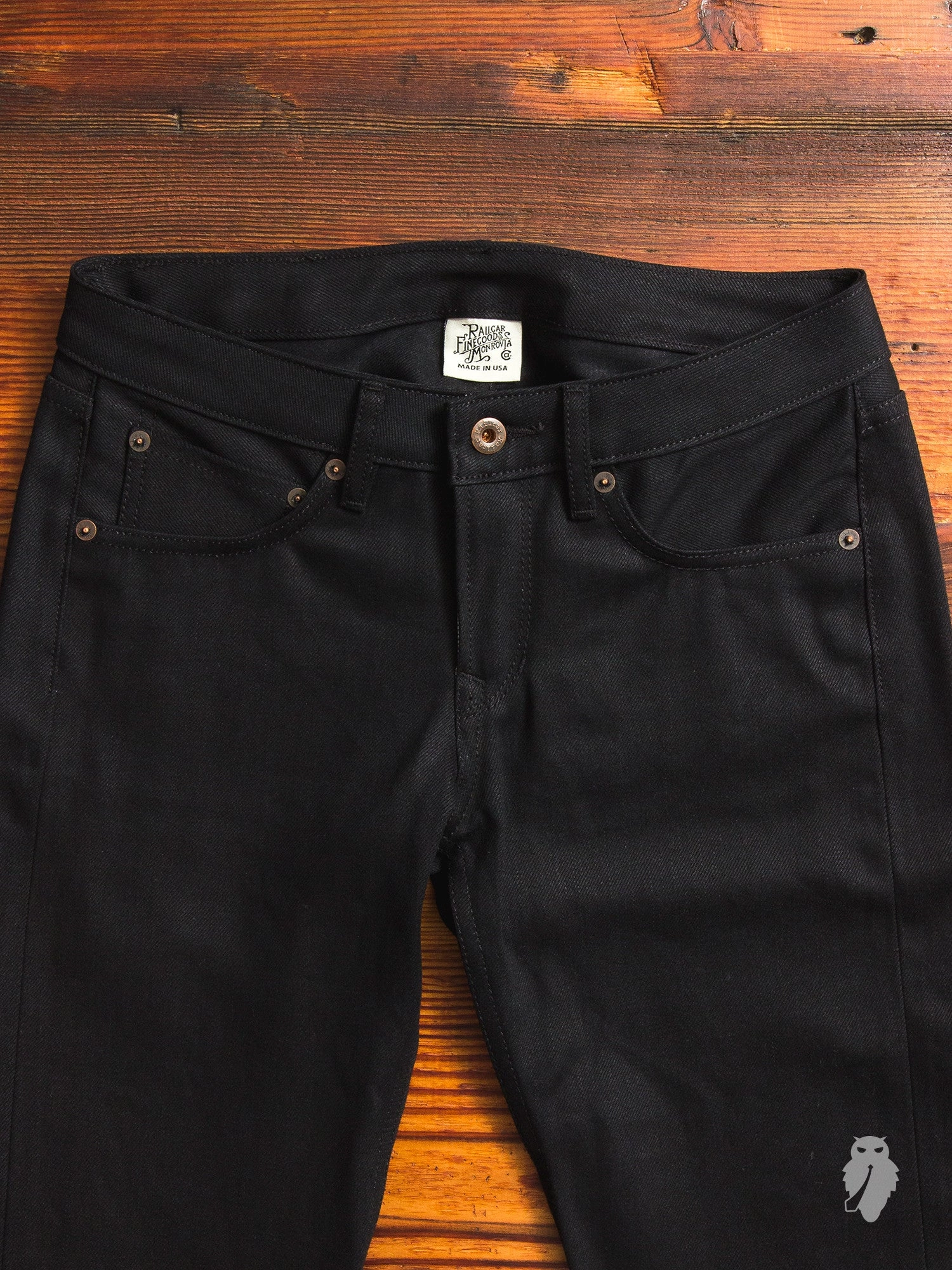x026 Women's 13oz Black Selvedge Denim - Vixen Fit
