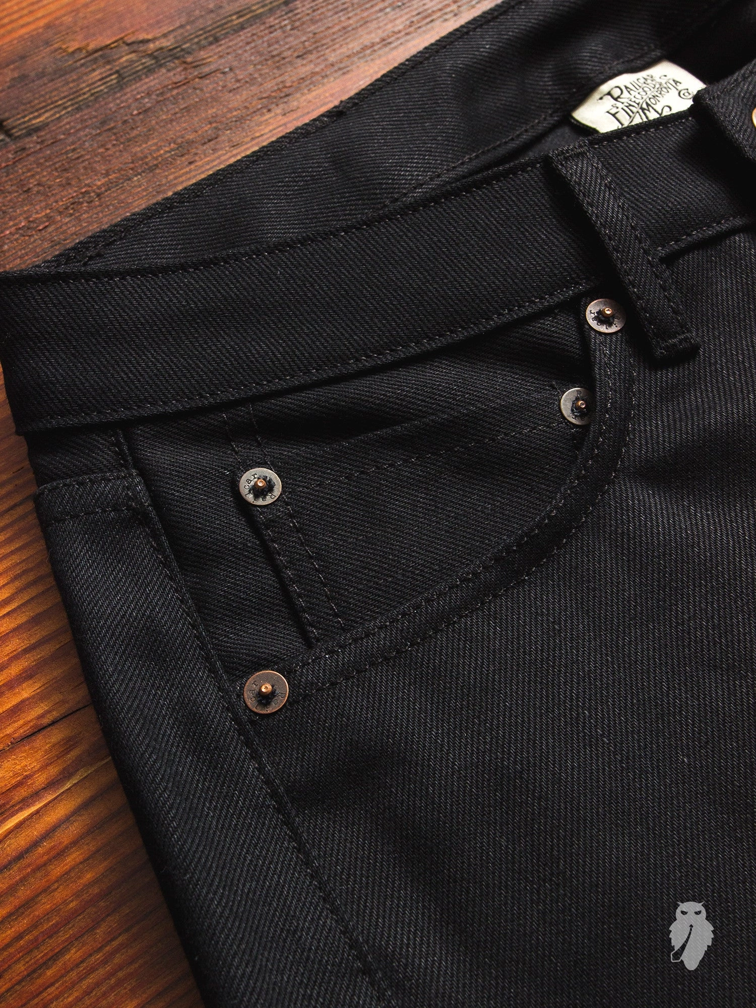 x026 Women's 13oz Black Selvedge Denim - Vixen Fit