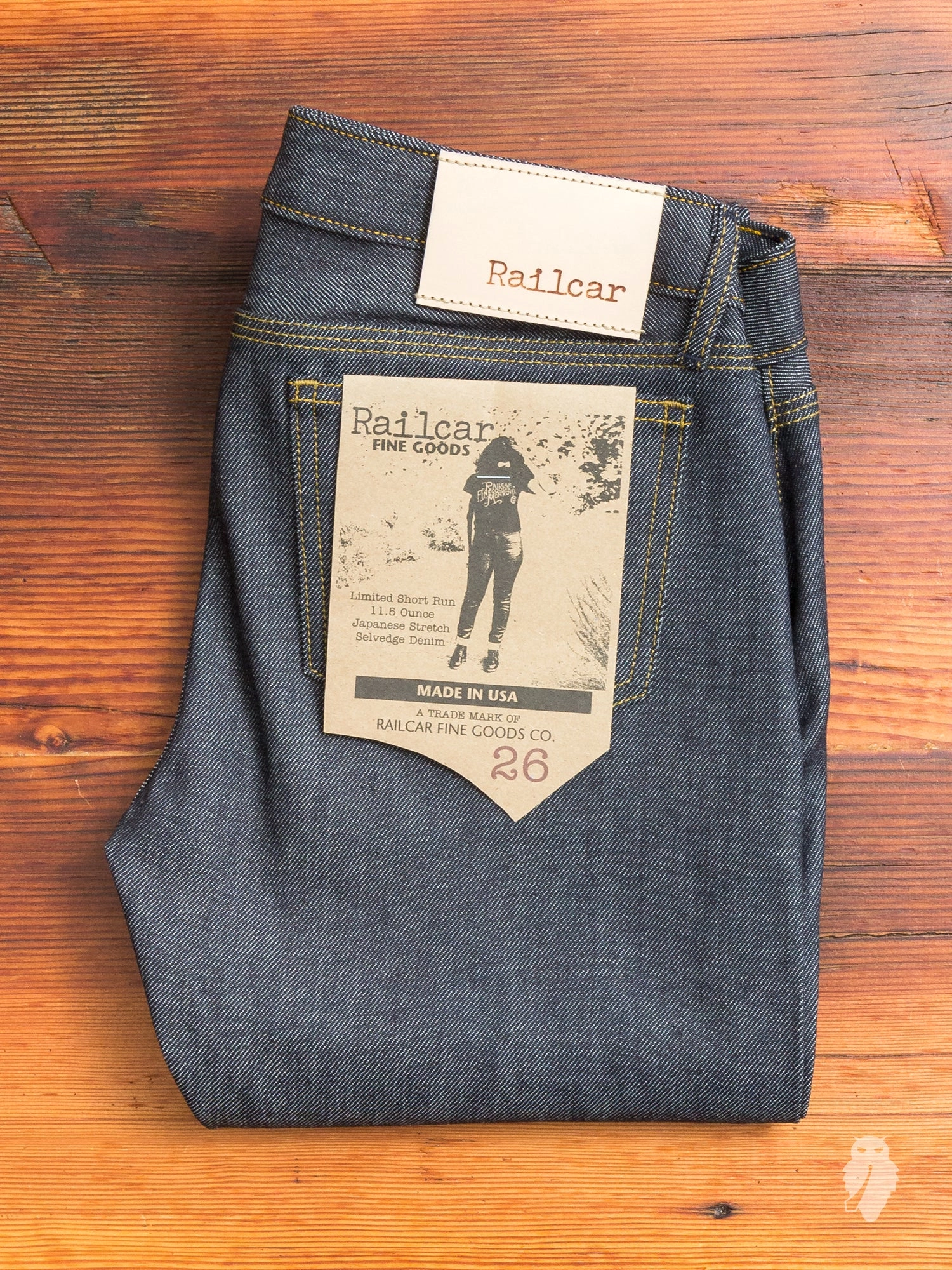 X041 11.5oz Women's Stretch Selvedge Denim - Vixen Fit