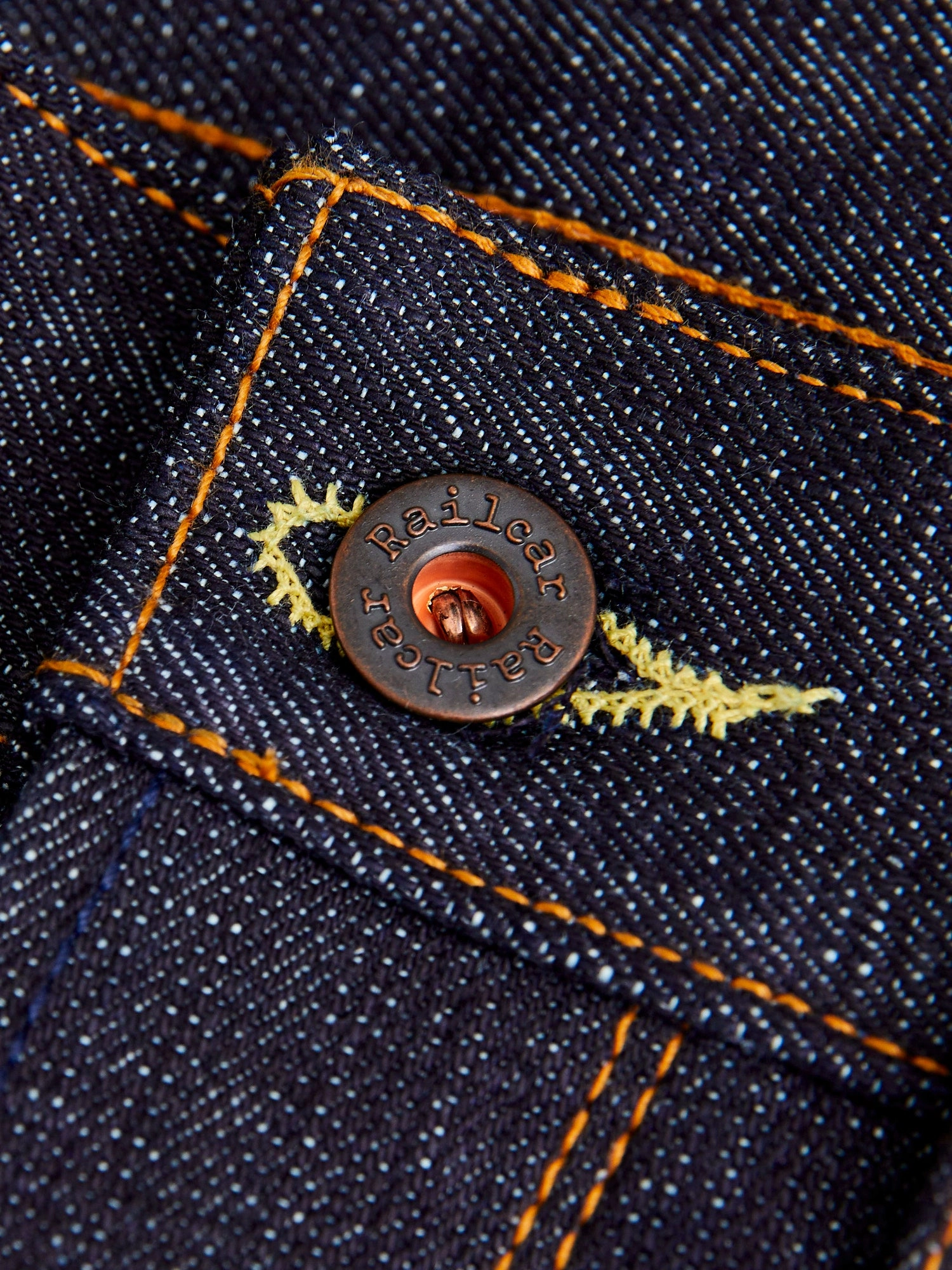 X075 14.5oz Dark Indigo Selvedge Denim - Spikes Fit