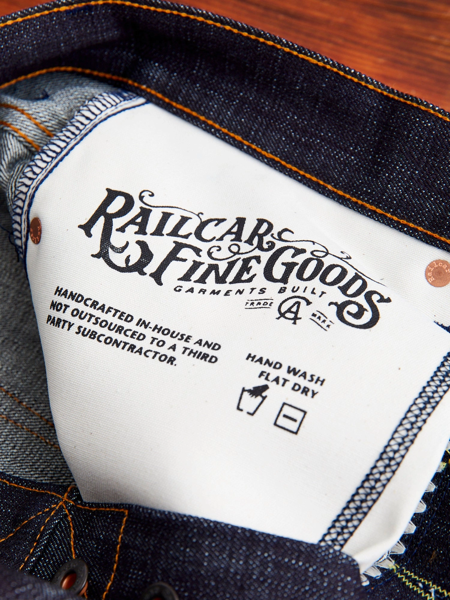X075 14.5oz Dark Indigo Selvedge Denim - Spikes Fit