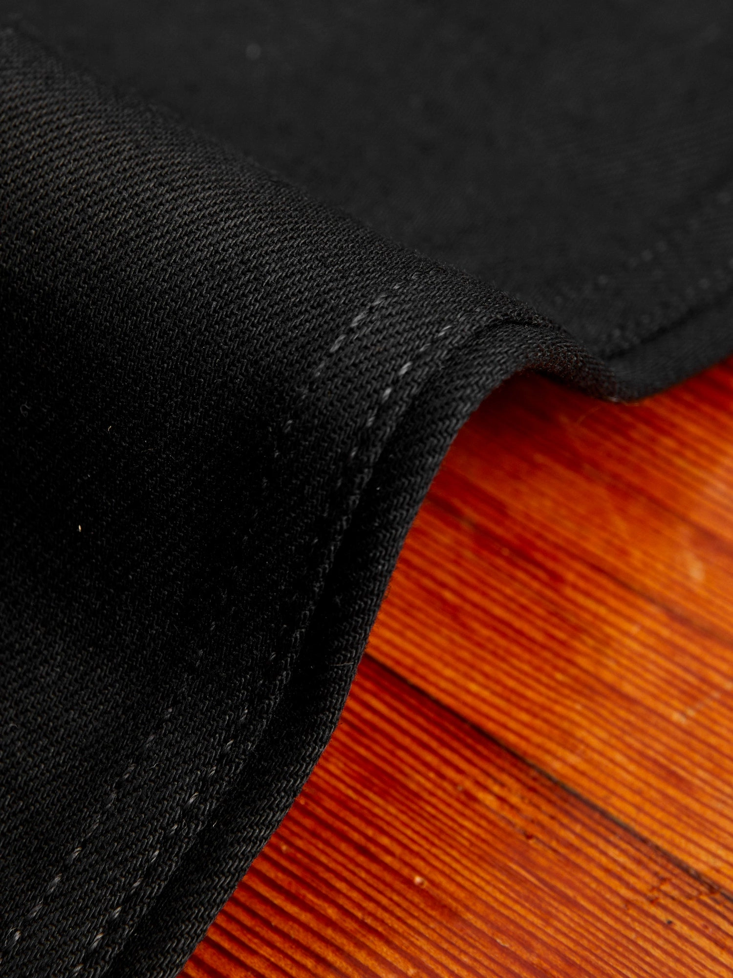 X082 14oz Double Black Selvedge Denim - Spikes Fit
