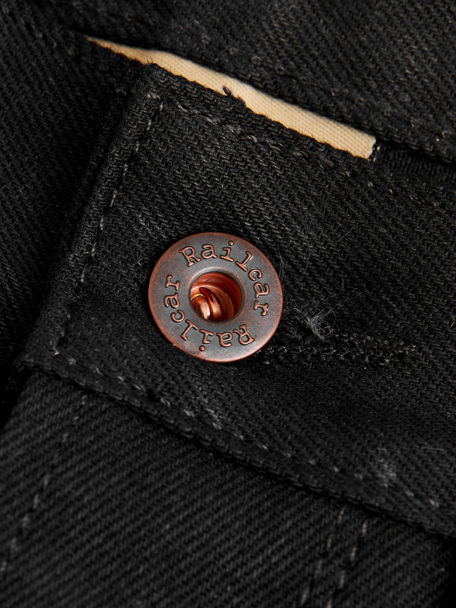 X082 14oz Double Black Selvedge Denim - Spikes Fit