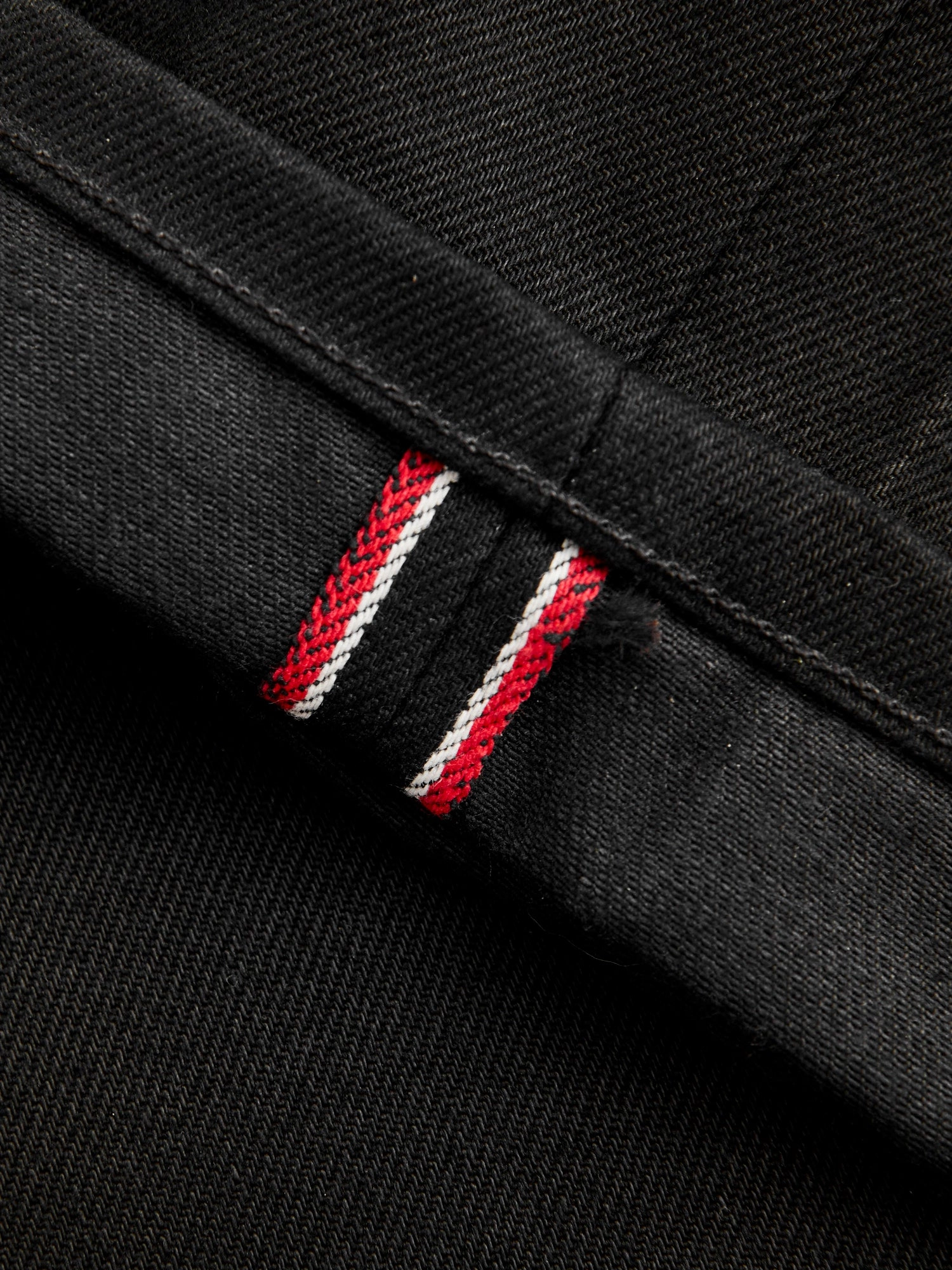 X082 14oz Double Black Selvedge Denim - Spikes Fit