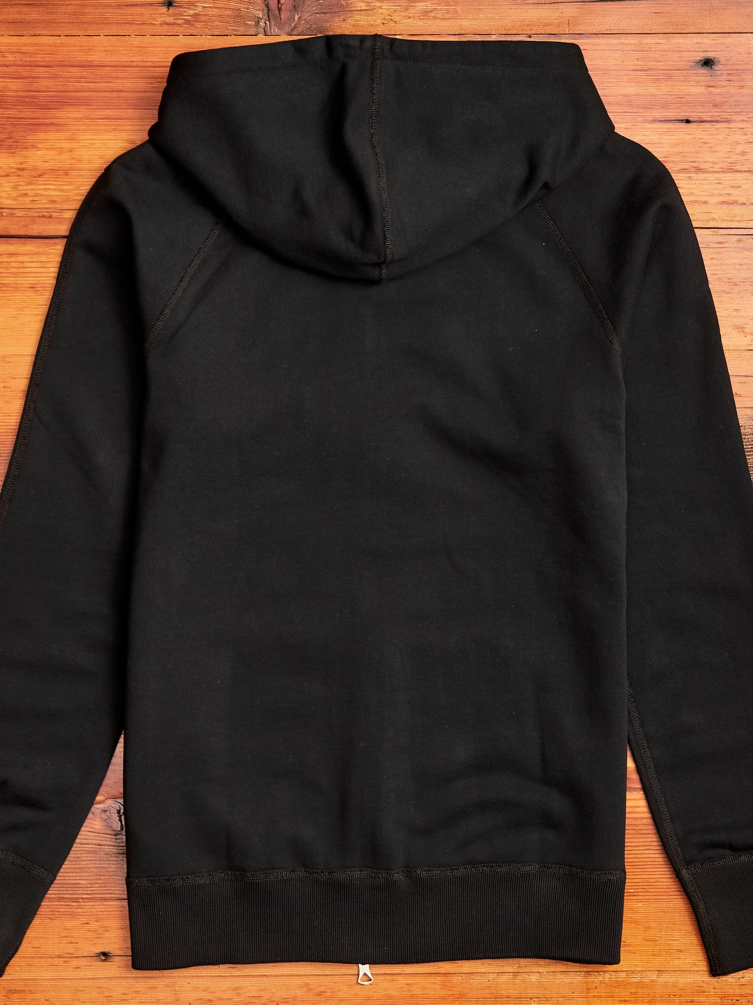 Zip Hoodie in Black