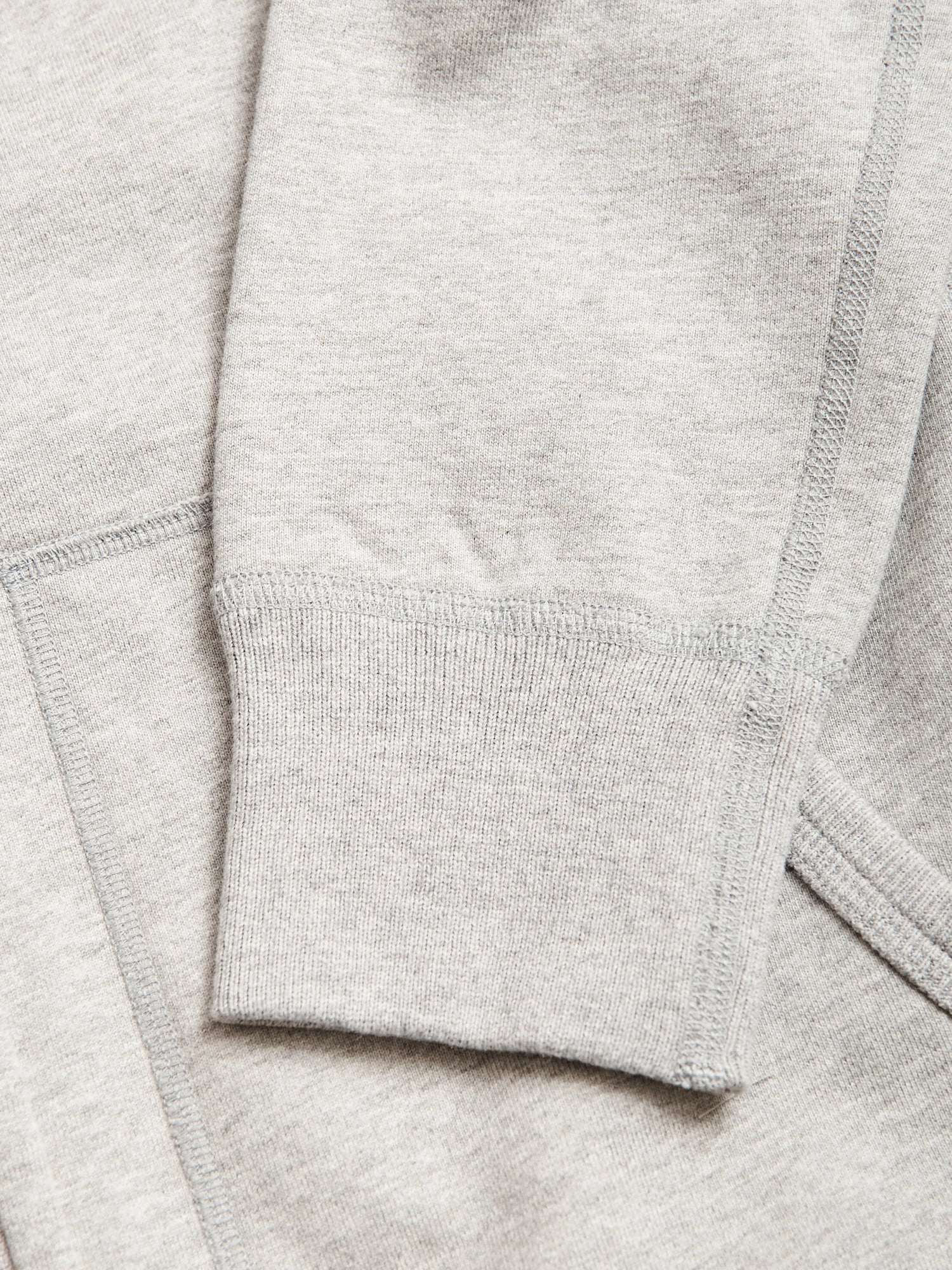 Zip Hoodie in Heather Grey