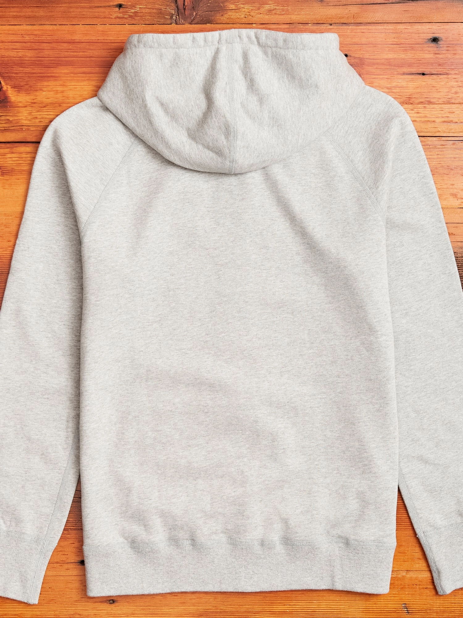Zip Hoodie in Heather Grey