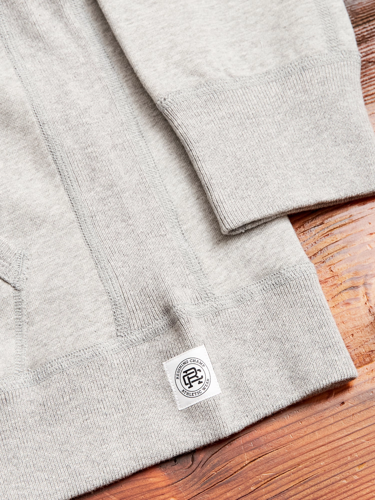 Zip Hoodie in Heather Grey
