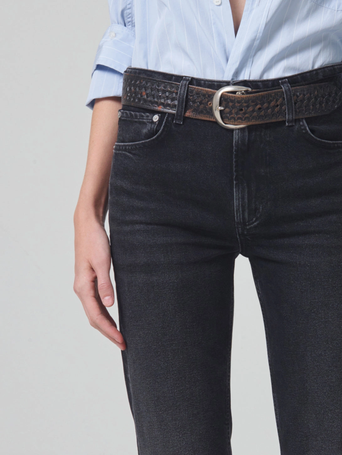 Zurie Straight Leg Jean - Stormy